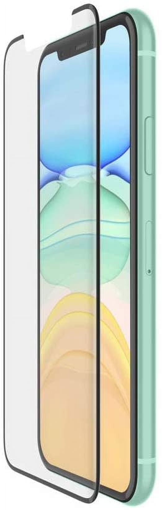 Belkin ScreenForce TemperedCurve Screen Protector for iPhone 11, Clear/Black