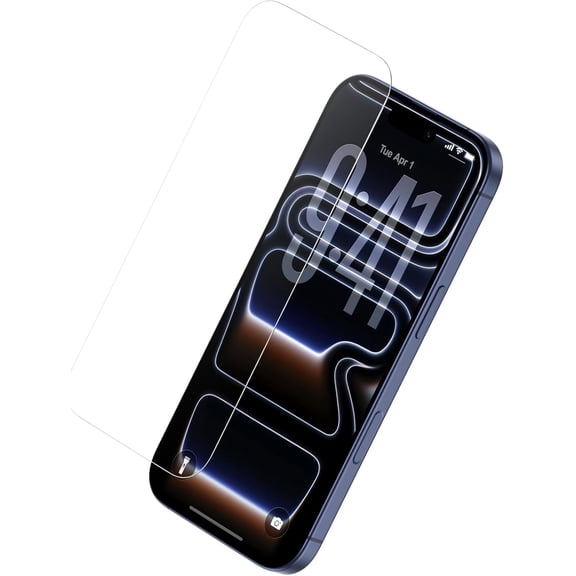 Belkin ScreenForce TemperedGlass Screen Protector for iPhone 17 Pro Max, Scratch-Resistant Impact Protection w/Included Easy Align Tray for Bubble Free Application, Recycled Glass