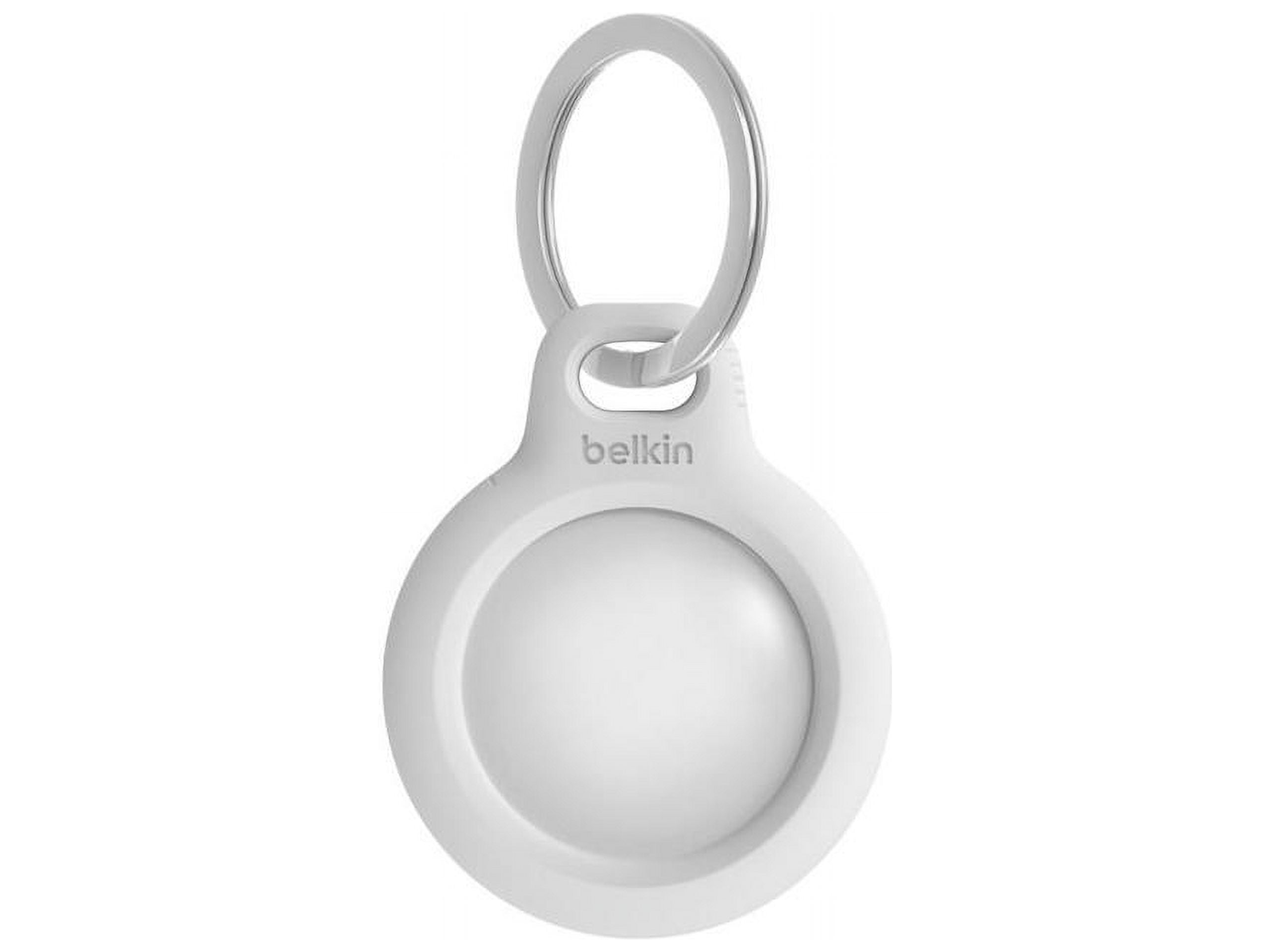 Belkin Secure Holder with Key Ring for AirTag, White 