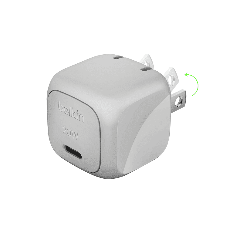 Belkin Compact Wall Charger 20W, USB-C Power Delivery Fast