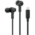 thumbnail image 1 of Belkin SoundForm Headphones - Wired In-Ear Earphones With Microphone- iPhone Headphones - Apple Wired Earbuds For iPhones & iPads With Lightning Connector (Black), 1 of 4