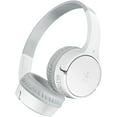thumbnail image 1 of Belkin SoundForm Mini - Wireless Bluetooth Headphones for Kids with 30H Battery Life, 85dB Safe Volume Limit, Built-in Microphone - Kids On-Ear Earphones for iPhone, iPad, Fire Tablet & More - White, 1 of 8