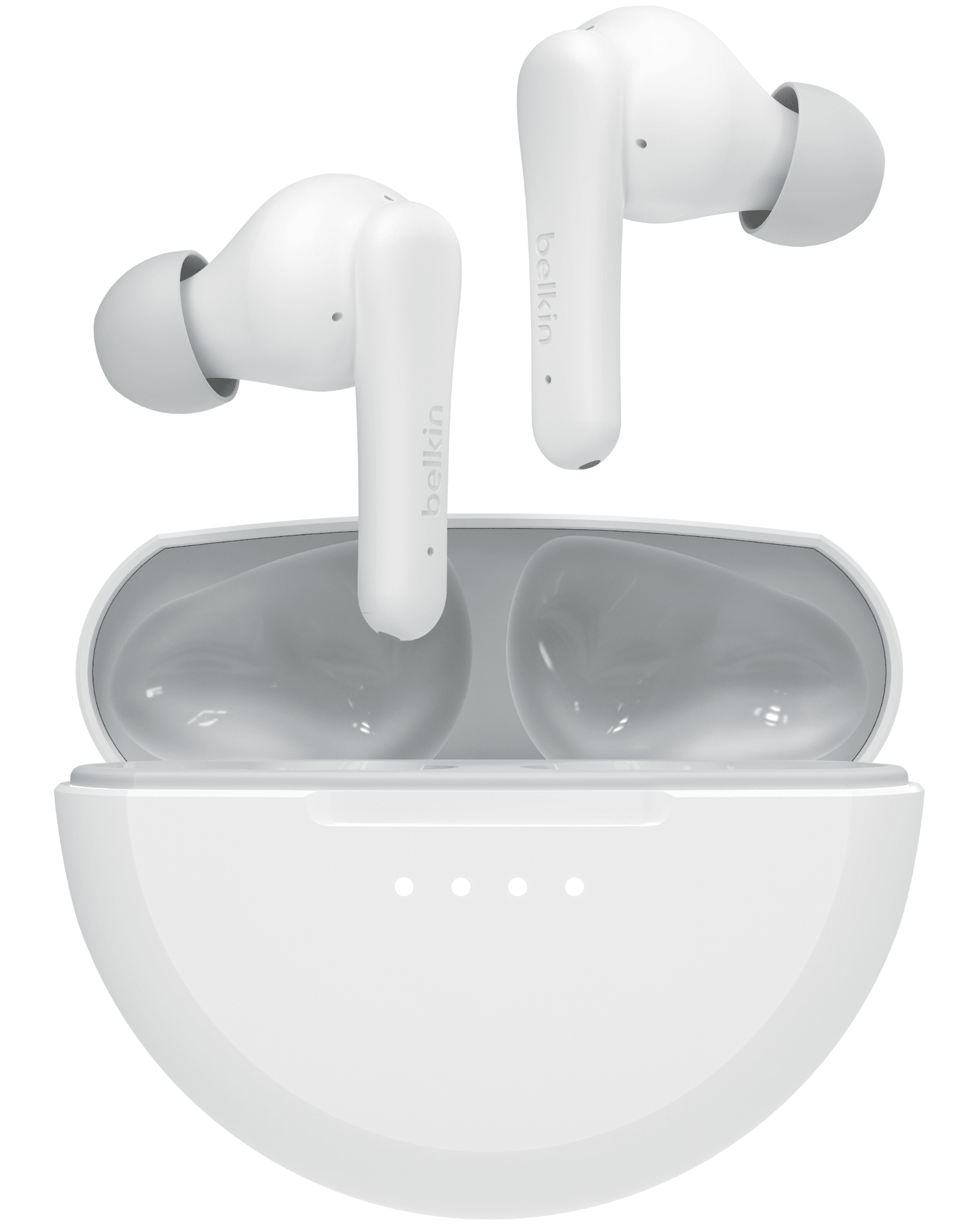 Belkin SoundForm Nano 2 Bluetooth Earbuds for Kids with Built-in Microphone, 28H Battery Life, Safe 85dB Volume, IPX5 Water Resistance - Kids Bluetooth Earbuds for iPhone, iPad, Galaxy - White