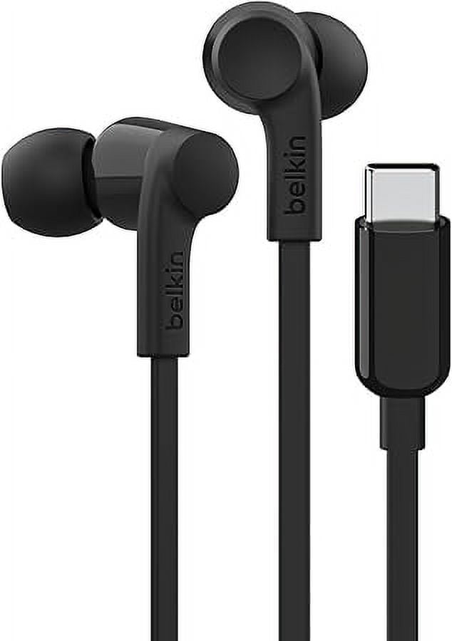 Belkin SoundForm Wired Earbuds with USB-C Connector, in-Ear Earphones w/Microphone - Headphones for iPhone 16, iPad Mini