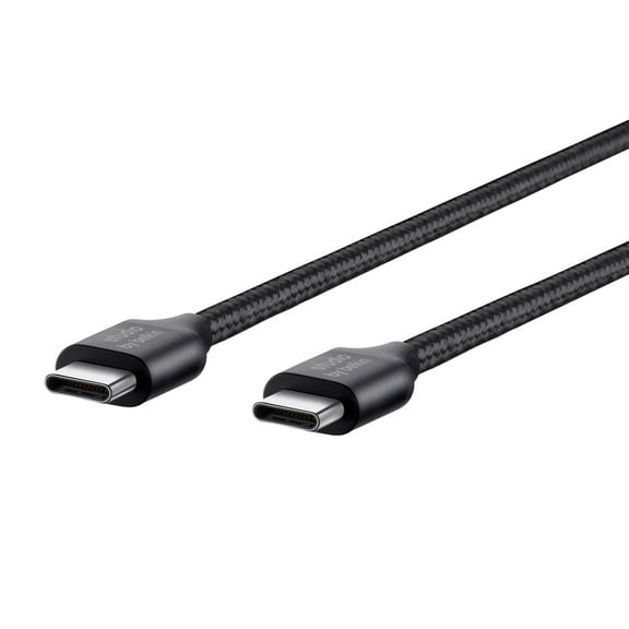 Belkin Studio by Metallic Black 5ft 2.0 USB-C to USB-C Cable