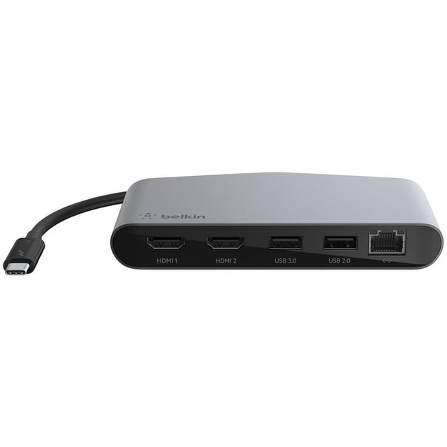 Belkin Thunderbolt 3 Dock Mini HD With Thunderbolt 3 Cable Usb C Hub Usb C Docking Station