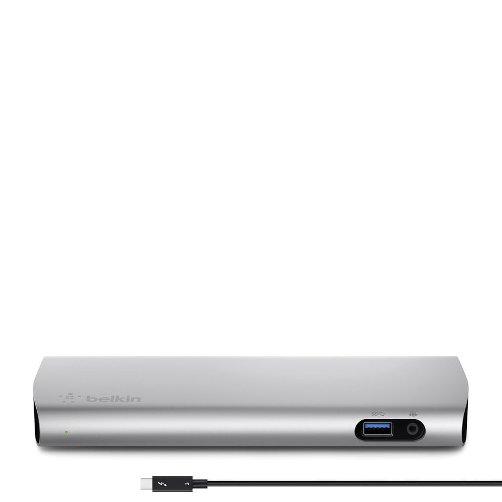 Bellini Thunderbolt3 Express Dock HDべルキン Belkin Thunderbolt 3 Express Dock HD, Silver - Walmart.com