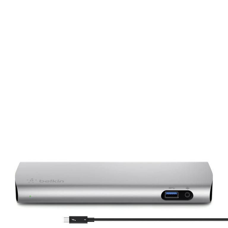 Belkin Thunderbolt 3 Express Dock HD, Silver - Walmart.com