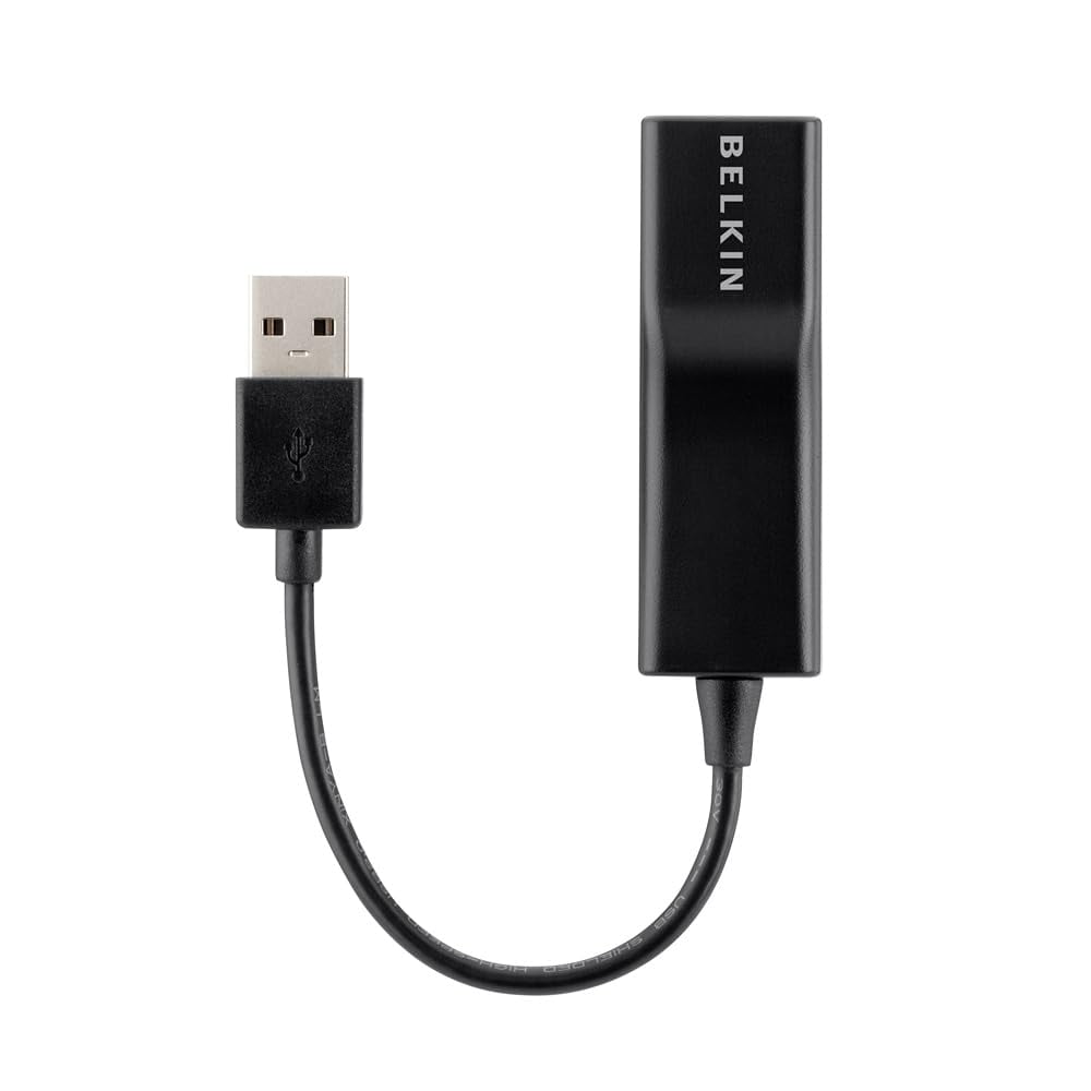 Belkin USB 2.0 Ethernet Adapter (F4U047bt),black - Walmart.com