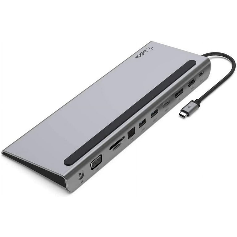 Belkin 11-in-1 USB C Hub, 4K HDMI, DP, VGA, 100W PD