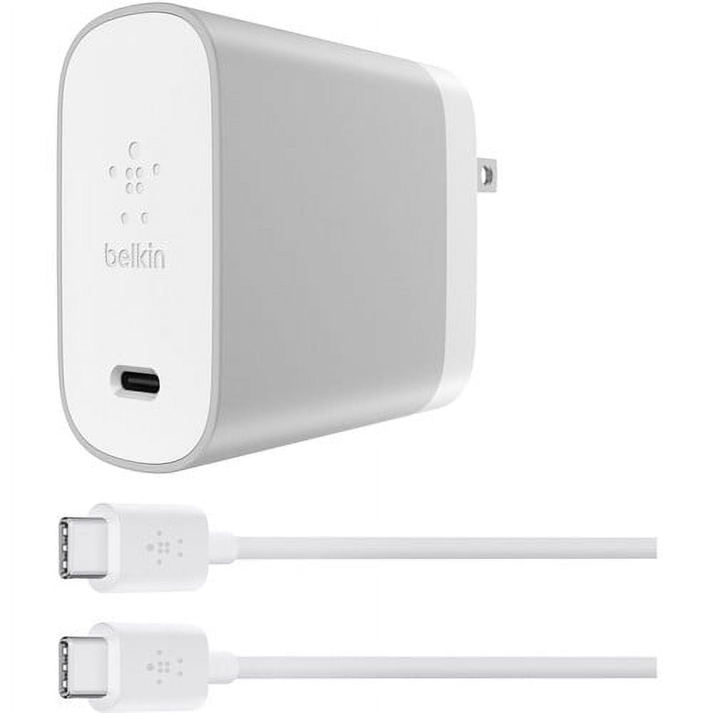 Belkin USB Type-C 45W Home Charger with USB Type-C Cable (Silver)