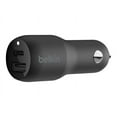 thumbnail image 1 of Belkin Dual Port USB-A + USB-C Car Charger (32W) - Black, 1 of 6