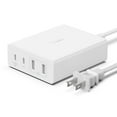 thumbnail interactive-video image 1 of Belkin 108W 4-Port GaN Charger, Multi-Port Desktop Charger Block w/ USB-C PD Fast Charge & USB-A Ports for Apple MacBook, iPhone 16, Samsung Galaxy S25, Google Pixel, Nintendo Switch 2 & More - White, 1 of 13
