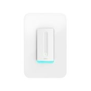 Open Box Belkin  Wemo  Wi-Fi Smart Dimmer, 3-3/8"H x 5"W x 1-3/4"D, White