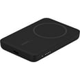 thumbnail image 1 of Belkin Wireless Power Bank w/ MagSafe Compatible 7.5W Wireless Charging - Portable Magnetic Charging Bank - Compatible w/ iPhone 16, 16 Plus, 16 Pro, 16 Pro Max, iPhone 15, AirPods, & More - Black, 1 of 10