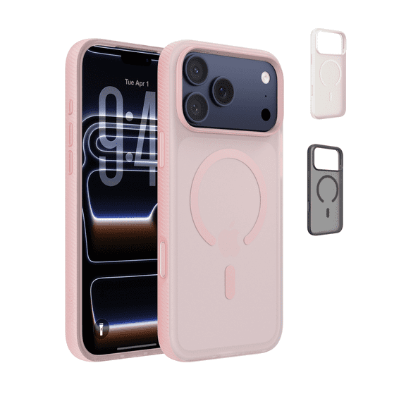 Belkin for iPhone 17 Pro Max Case, Grip, MagSafe Compatible w/Anti-Scratch & Anti-Yellowing Coating, Touch Sensitive Camera Control - Military Grade, Anti-Slip, Magnetic, Shockproof, Protective