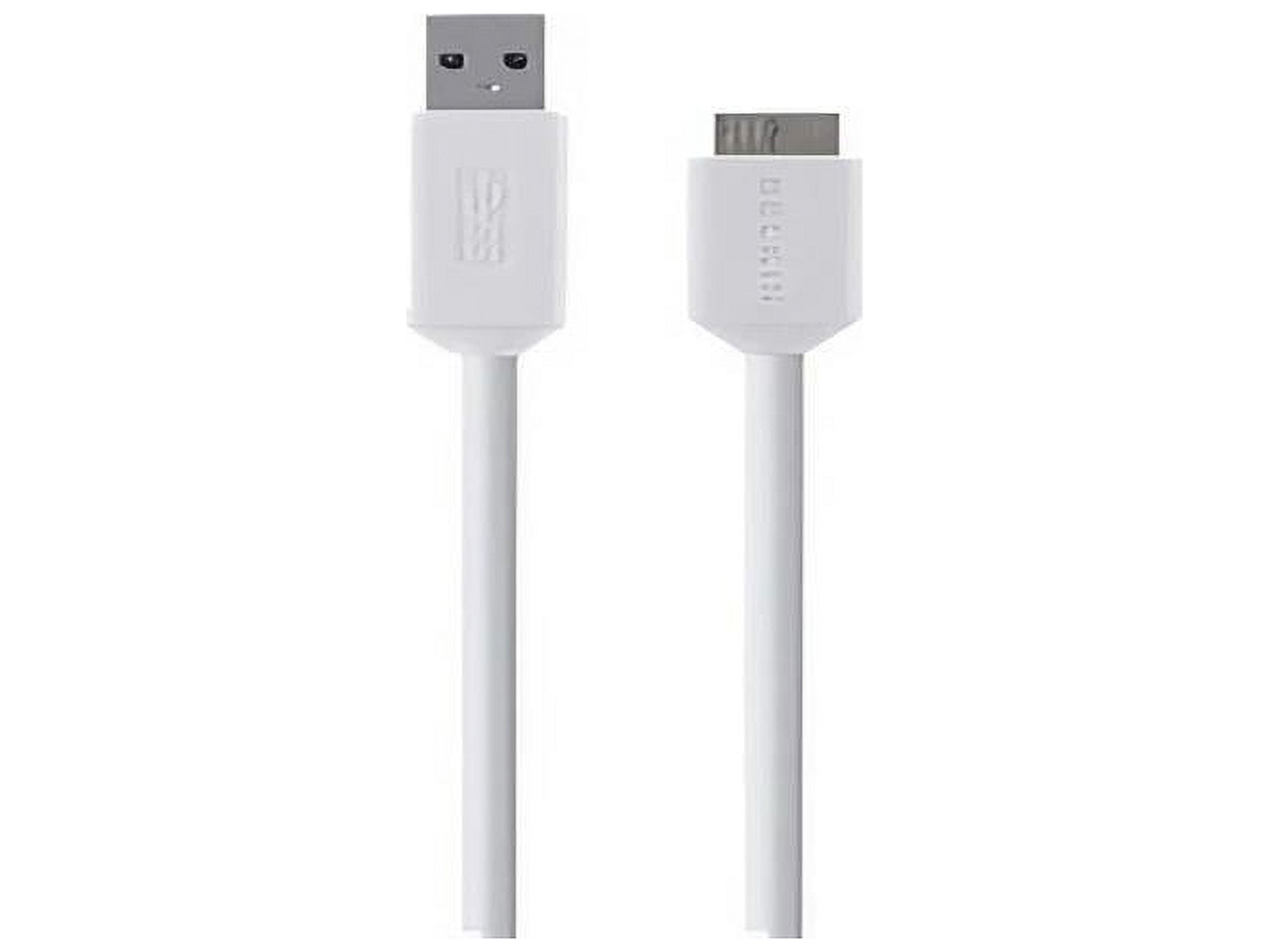 Belkin SuperSpeed USB 3.0 Cable A to Micro-B - USB cable - USB Type A to  Micro-USB Type B - 3 ft - F3U166B03 - USB Cables 