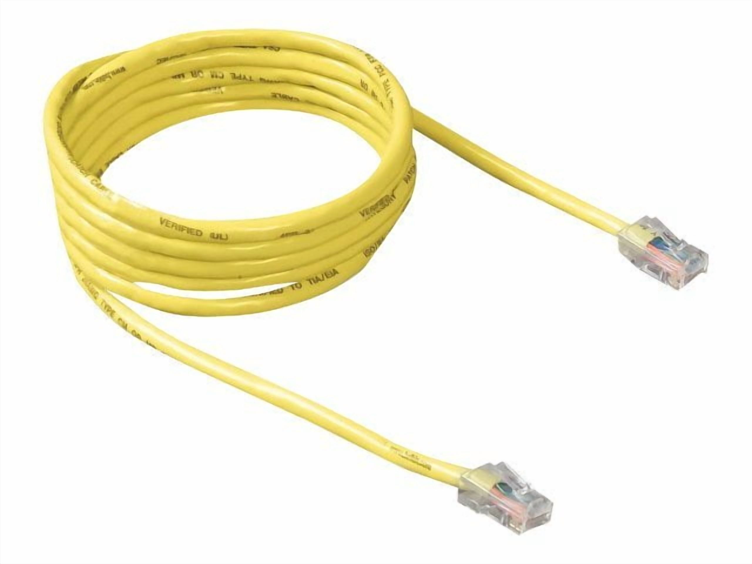Belkin patch cable - 10 ft - yellow