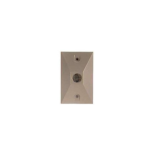Bell Outdoor 5186-5 Gray Single Outlet Weatherproof Rectangular Lampholder Cover
