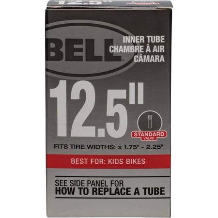 Bell 12-1/2-Inch Universal Inner Tube, Width Fit Range 1.75-Inch to 2.25-Inch, Black