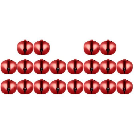 Bell 200 Pcs Christmas Adornments Holiday Pendant Vacuum Red Wrought