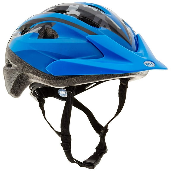 Bell Child Rally Helmet Blue Camo - Adjustable Camouflage - 1 Piece, Blue