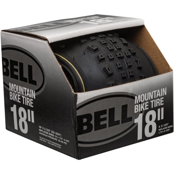 Bell Mountain Bike Tire, 18" x 1.75-2.125", Black