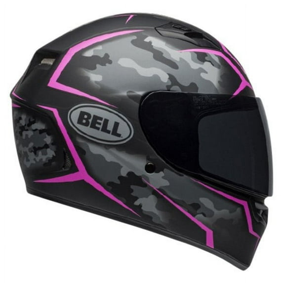 Bell 7107896 - PS Qualifier Stealth Large Matte Black/Pink Full Face Helmet
