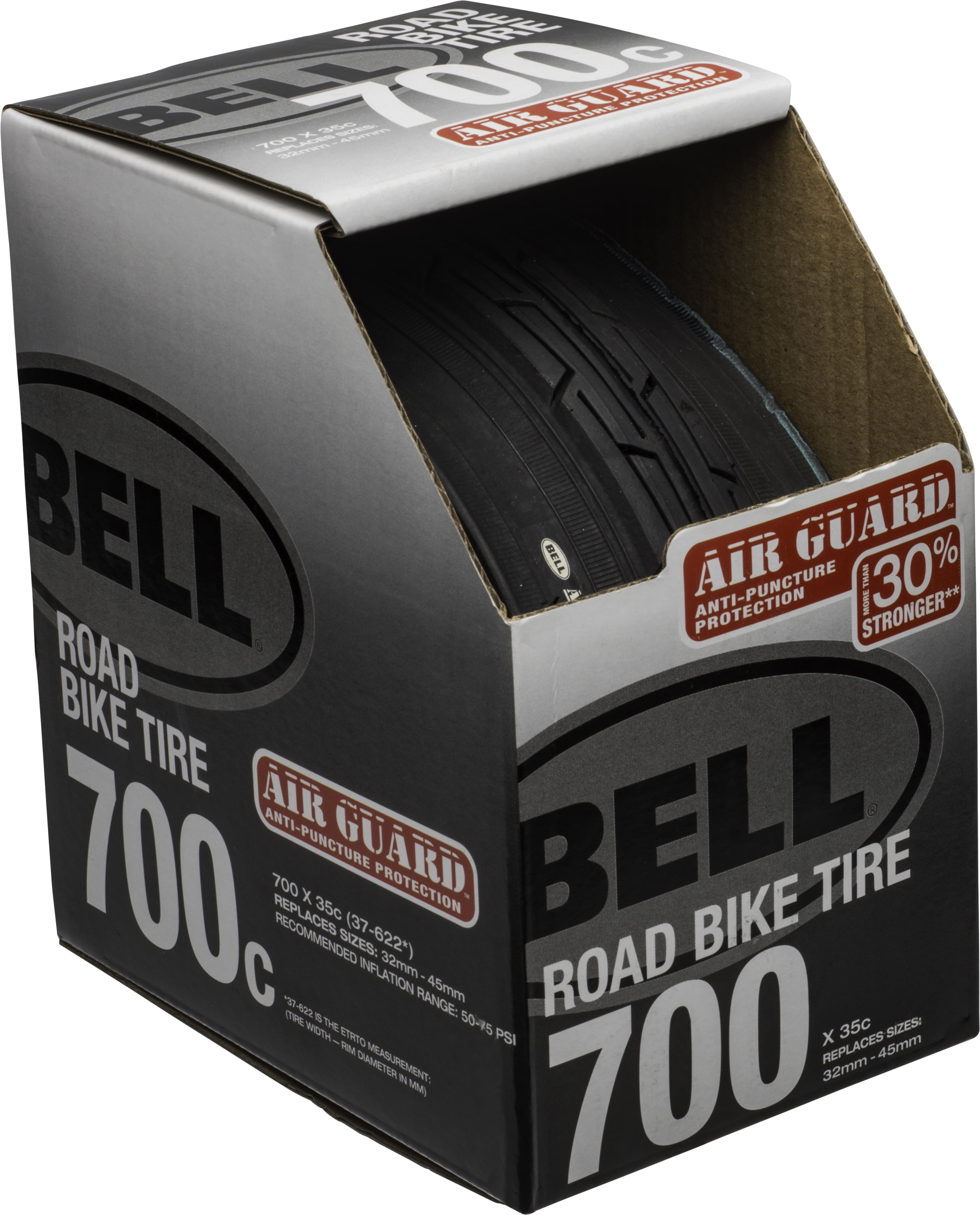Bell Air Guard Road Bike Tire 700" x 32-45", Black