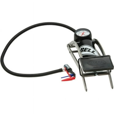 Bell Sports 100 Psi Schrader Valve Air Stomper 200 Bicycle Foot Pump with Pressure Gauge