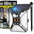 thumbnail image 1 of Bell + Howell Bionic Adjustable Spotlight Motion Sensor Outdoor Lights, 500 Lumens Solar Flood Motion Light Outdoor, Solar Security Flood Lights As Seen on TV, Stake Included, 1 of 6