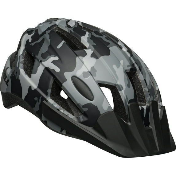 Bell Apex Adult Mountain Bike Helmet, Black/Gray, 14+ (58-62 cm)