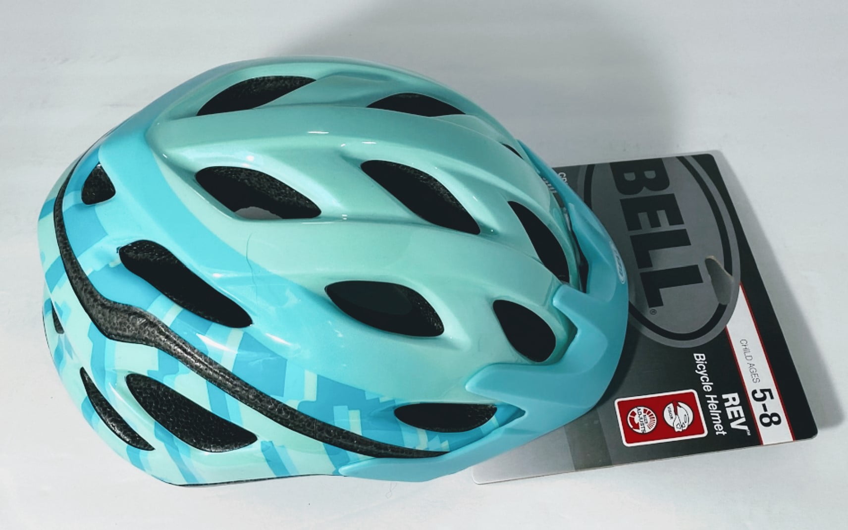 Bell Bicycle Helmet REV Child Ages 5 8 Years Old Size 50 56cm 19.625 22 Walmart