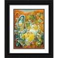 thumbnail image 1 of Bell, Bill 12x14 Black Ornate Wood Framed with Double Matting Museum Art Print Titled - Ballerina, 1 of 4