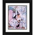 thumbnail image 1 of Bell, Bill 12x14 Black Ornate Wood Framed with Double Matting Museum Art Print Titled - Witch Weighs Up, 1 of 4
