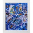 thumbnail image 1 of Bell, Bill 12x14 White Modern Wood Framed Museum Art Print Titled - Patchwork Cats, 1 of 4