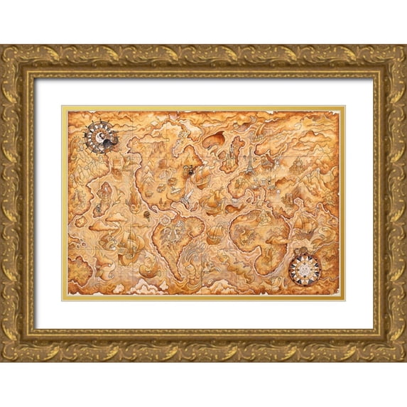 Bell, Bill 14x11 Gold Ornate Wood Framed with Double Matting Museum Art Print Titled - Cat History