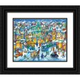 thumbnail image 1 of Bell, Bill 14x12 Black Ornate Wood Framed with Double Matting Museum Art Print Titled - Old City Snow, 1 of 4