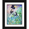 thumbnail image 1 of Bell, Bill 14x18 Black Ornate Wood Framed with Double Matting Museum Art Print Titled - Creation Whales and Fishes, 1 of 4