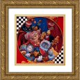 thumbnail image 1 of Bell, Bill 15x15 Gold Ornate Wood Framed with Double Matting Museum Art Print Titled - Quartet, 1 of 4