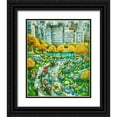 thumbnail image 1 of Bell, Bill 15x17 Black Ornate Wood Framed with Double Matting Museum Art Print Titled - Central Park Sunday, 1 of 4