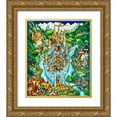 thumbnail image 1 of Bell, Bill 15x17 Gold Ornate Wood Framed with Double Matting Museum Art Print Titled - Cats Of Camelot, 1 of 4