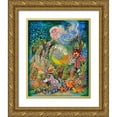 thumbnail image 1 of Bell, Bill 15x18 Gold Ornate Wood Framed with Double Matting Museum Art Print Titled - My Gardening Angel, 1 of 4