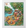 thumbnail image 1 of Bell, Bill 15x18 White Modern Wood Framed Museum Art Print Titled - Black Dogs Treasure Island, 1 of 4