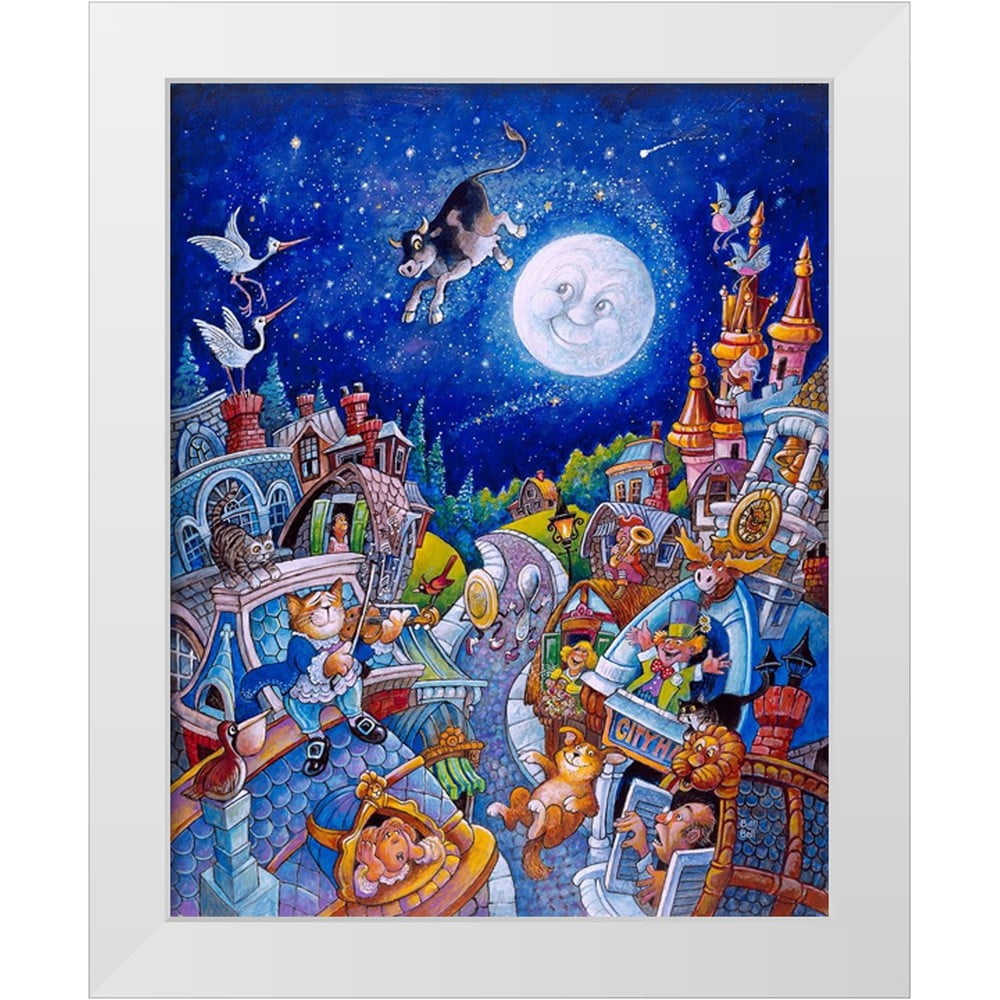 Bell, Bill 15x18 White Modern Wood Framed Museum Art Print Titled - Hey ...