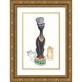 thumbnail image 1 of Bell, Bill 17x24 Gold Ornate Wood Framed with Double Matting Museum Art Print Titled - 15A - Cleo, 1 of 4