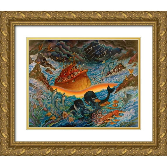 Bell, Bill 18x15 Gold Ornate Wood Framed with Double Matting Museum Art Print Titled - 002