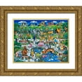 thumbnail image 1 of Bell, Bill 18x15 Gold Ornate Wood Framed with Double Matting Museum Art Print Titled - Victorian Zoo, 1 of 4