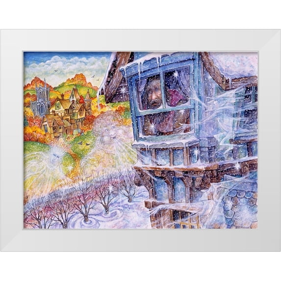 Bell, Bill 18x15 White Modern Wood Framed Museum Art Print Titled - The Selfish Giant #6