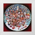 thumbnail image 1 of Bell, Bill 20x20 White Modern Wood Framed Museum Art Print Titled - Santa Paws (Pc), 1 of 4